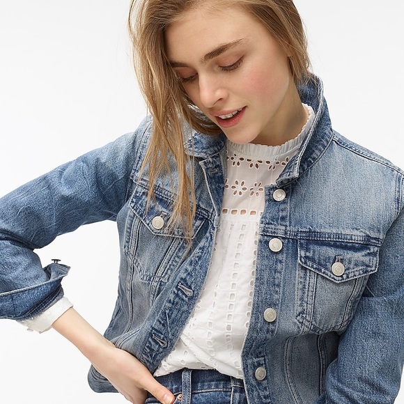 j crew classic denim jacket